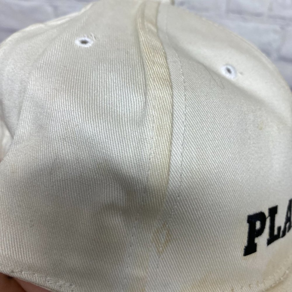 Playboy Baseball Hat Cap Snapback White - STAINS around the Hat See Pictures - Picture 13 of 14